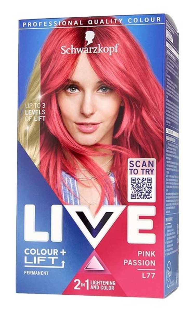 LIVE COLOR LIVE COLOR Перманентная краска для волос, L77 Pink Passion 1 шт