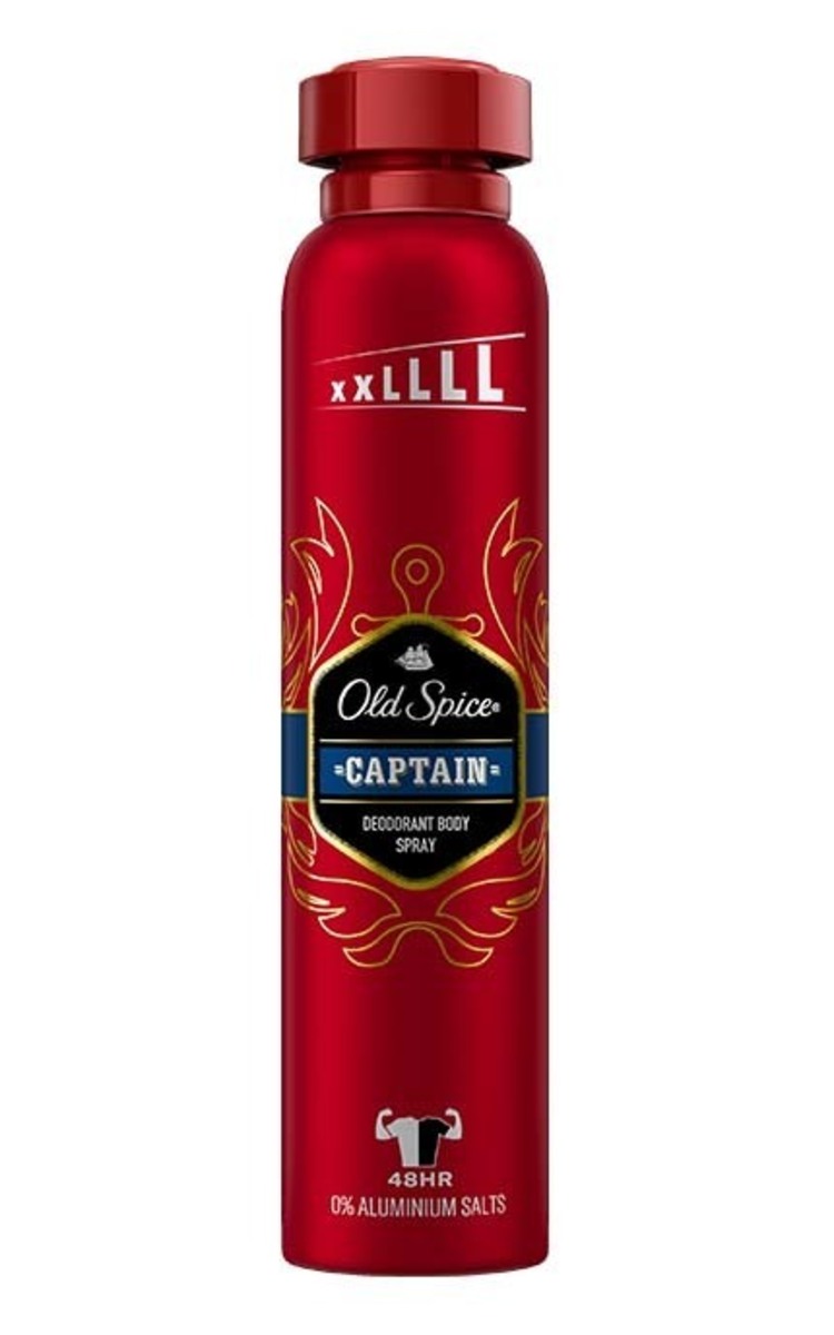 OLD SPICE OLD SPICE Captain распыляемый дезодорант, 250мл 250 мл