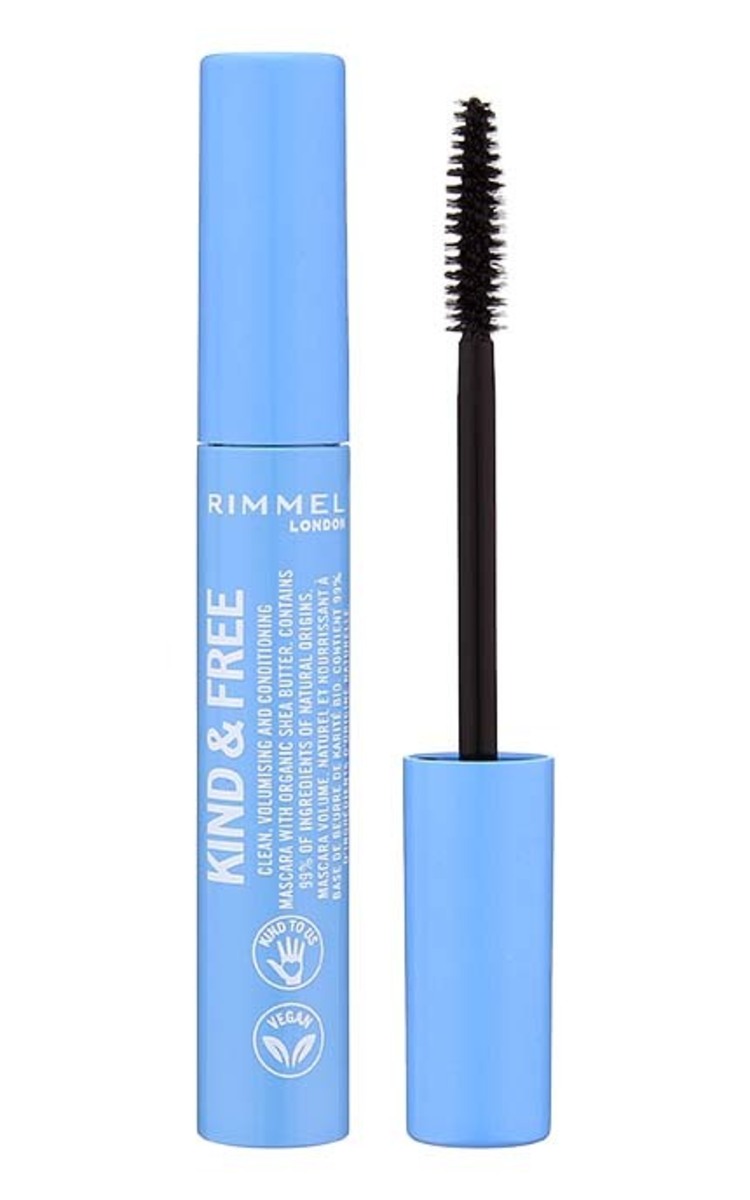 RIMMEL RIMMEL Kind&Free oбъемная и удлиняющая тушь для ресниц, 001 Black, 7мл Ultra Black