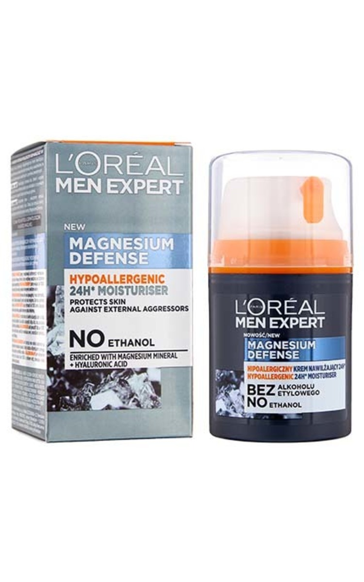 L`OREAL MEN EXPERT L`OREAL MEN EXPERT Magnesium Defense гипоаллергенный крем для лица, 50мл 50 мл