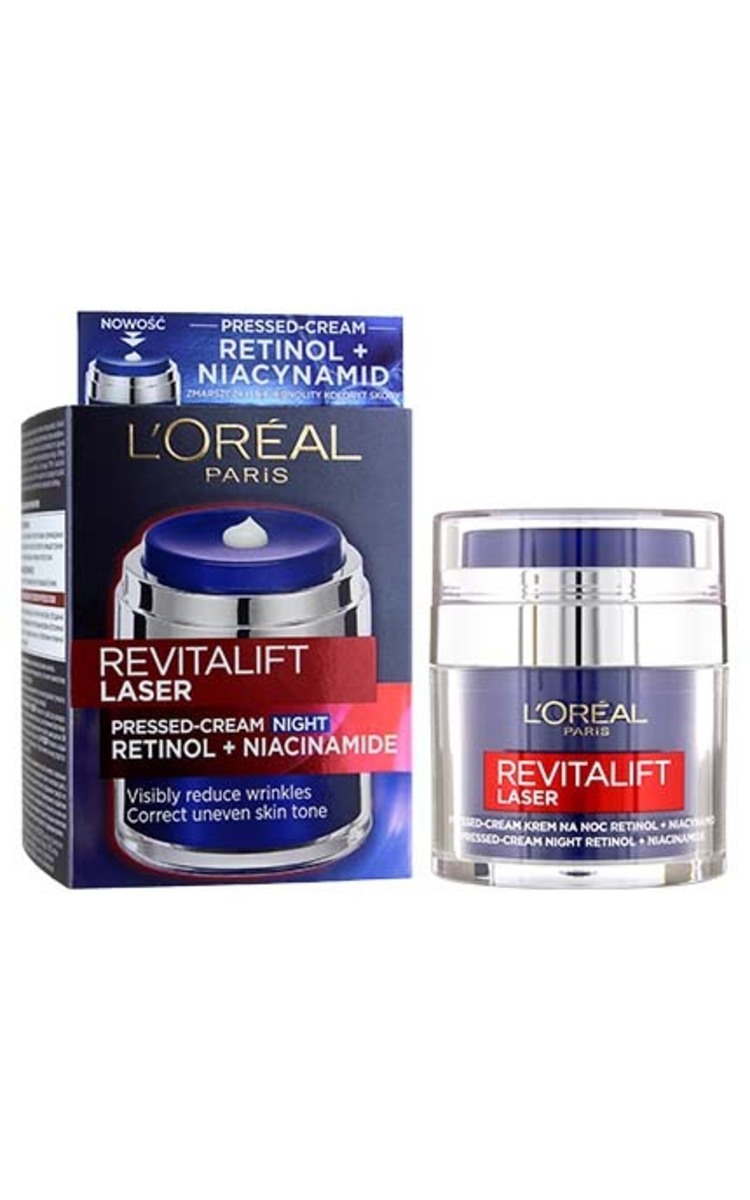 L`OREAL L'OREAL Revitalift Laser nakts krēms ar retinolu un niacinamīdu, 50ml 50 ml