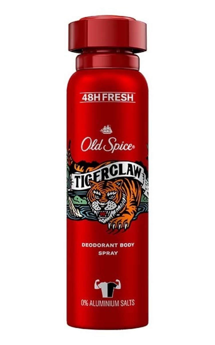 OLD SPICE OLD SPICE Tiger Claw izsmidzināms dezodorants, 150ml 150 ml