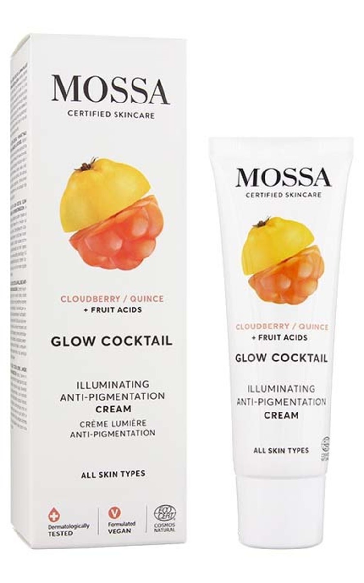 MOSSA MOSSA Glow Cocktail Izgaismojošs krēms vienmērīgākam sejas tonim, 50ml 50 ml