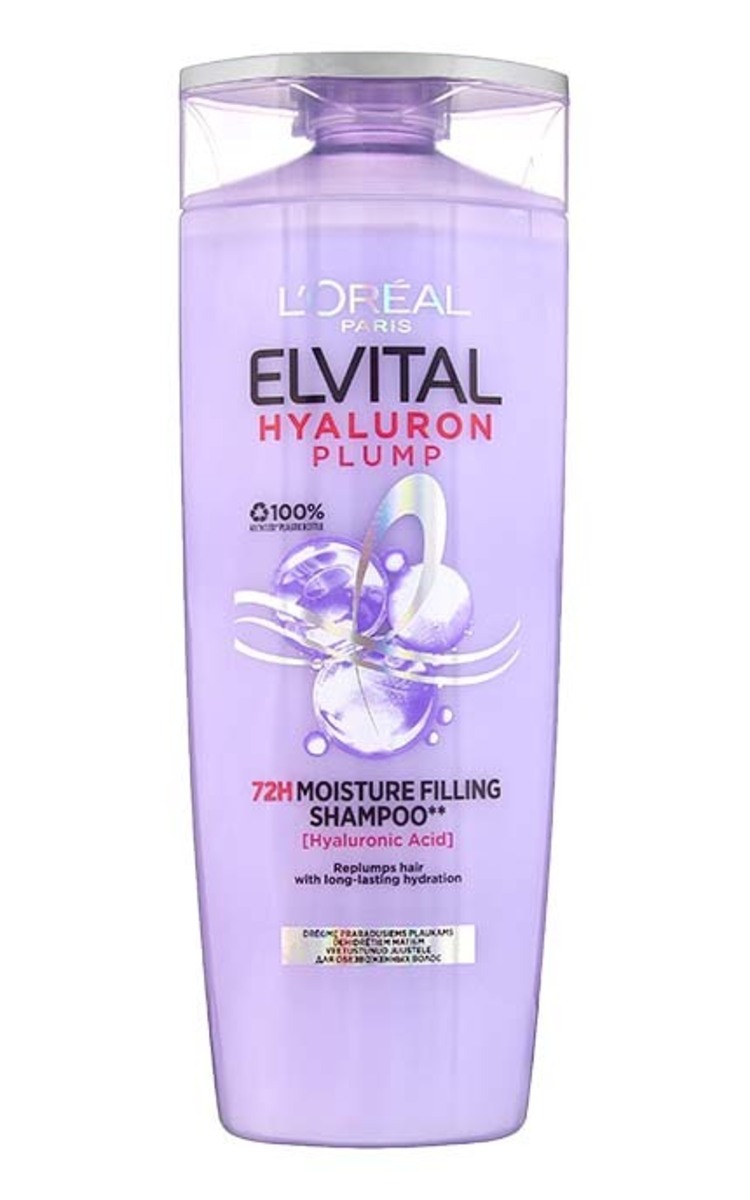 ELVITAL ELVITAL Hyaluron Plump наполняющий влагой шампунь, 400мл 400 мл