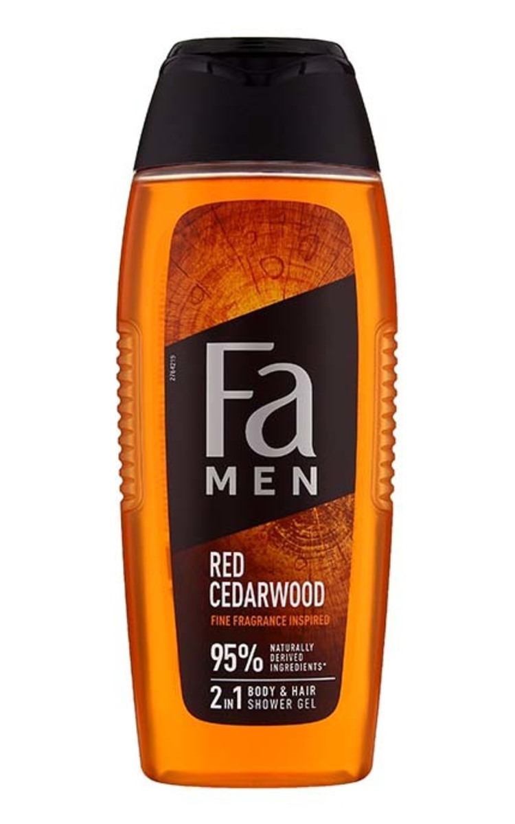 FA FA MEN Red Cedarwood гель для душа для волос и тела, 400мл 400 мл