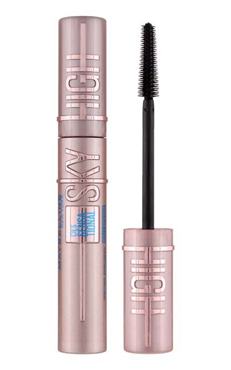 MAYBELLINE MAYBELLINE Sky High Waterproof водостойкая тушь для ресниц, 6мл Ultra Black