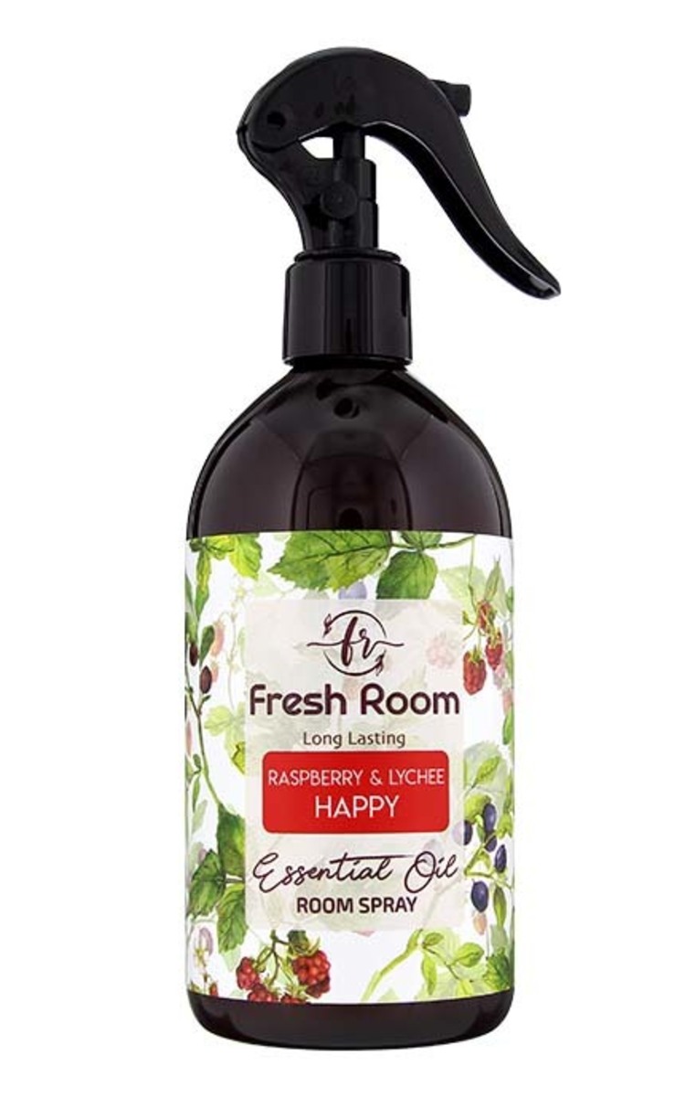 FRESH ROOM FRESH ROOM Happy Raspberry&Lychee спрей-освежитель воздуха, 400мл 400 мл