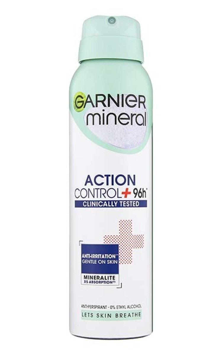 GARNIER DEO GARNIER Mineral Action Control Clinically Tested распыляемый антиперспирант, 150мл 150 мл