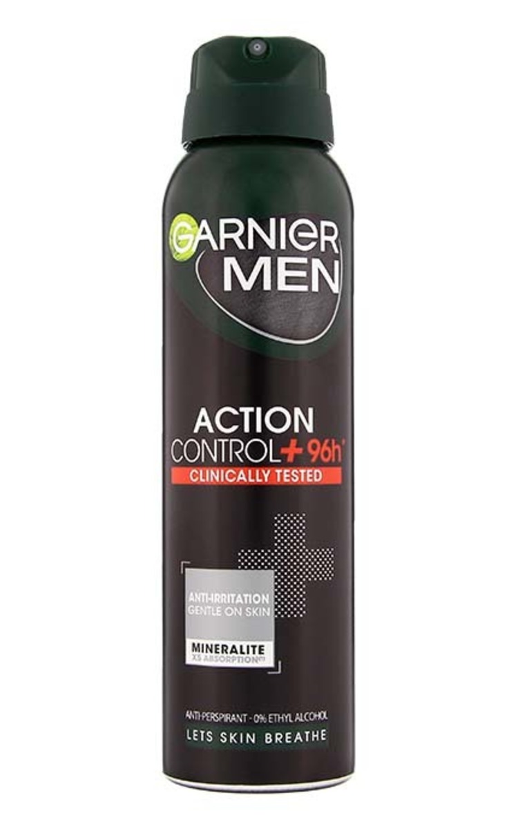 GARNIER MEN GARNIER MEN Mineral Action Control Clinically Tested распыляемый антиперспирант, 150мл 150 мл