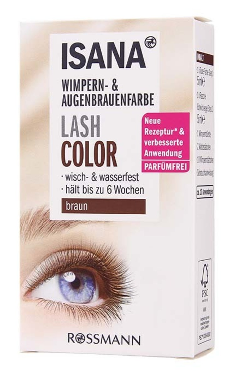 ISANA ISANA Lash Color краска для бровей и ресниц, Braun Brown