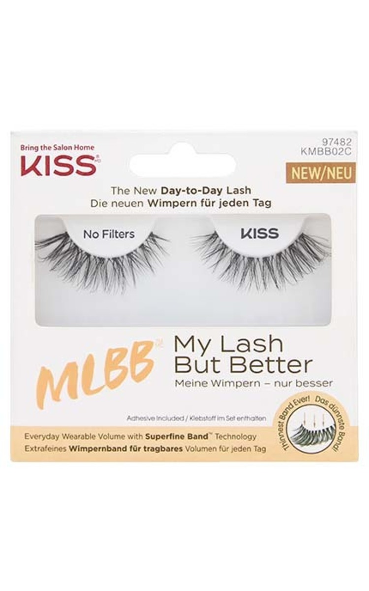 KISS KISS My Lash But Better накладные ресницы, No Filters 1 шт