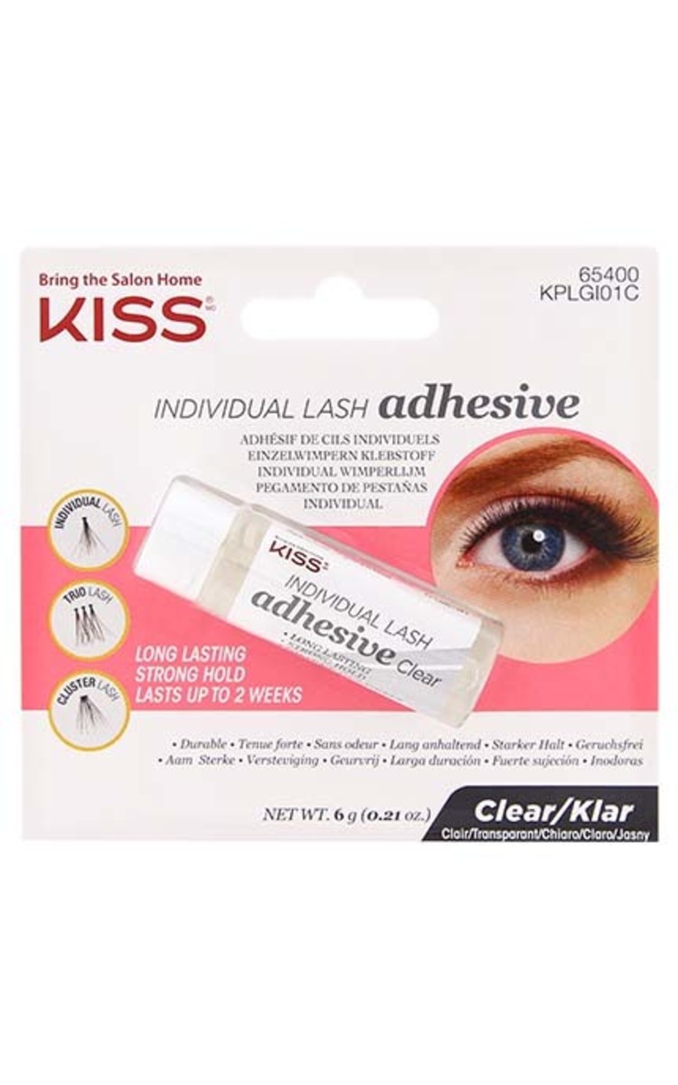 KISS KISS Individual Lash Adhesive клей для накладных ресниц, Clear, 6мл 1 шт