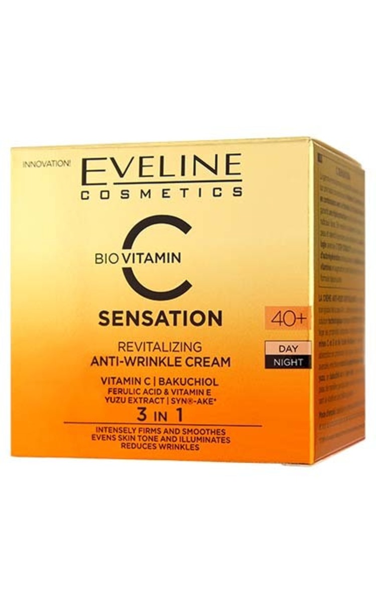 EVELINE EVELINE C Sensation dienas/nakts pretgrumbu krēms sejai 40+, 50ml 50 ml