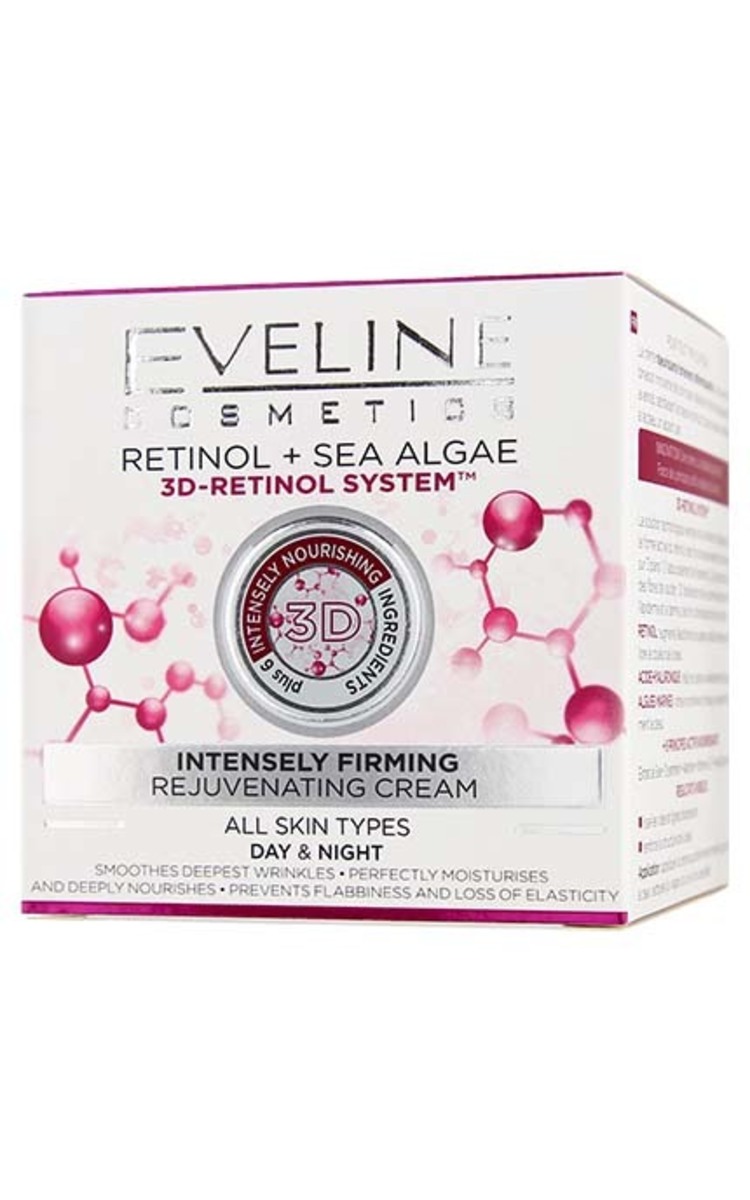 EVELINE EVELINE 3D- Retinol System dienas/nakts krēms sejai, 50ml 50 ml