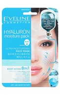 EVELINE Hyaluron Boost Action 8in1 тканевая маска для лица, 1шт.