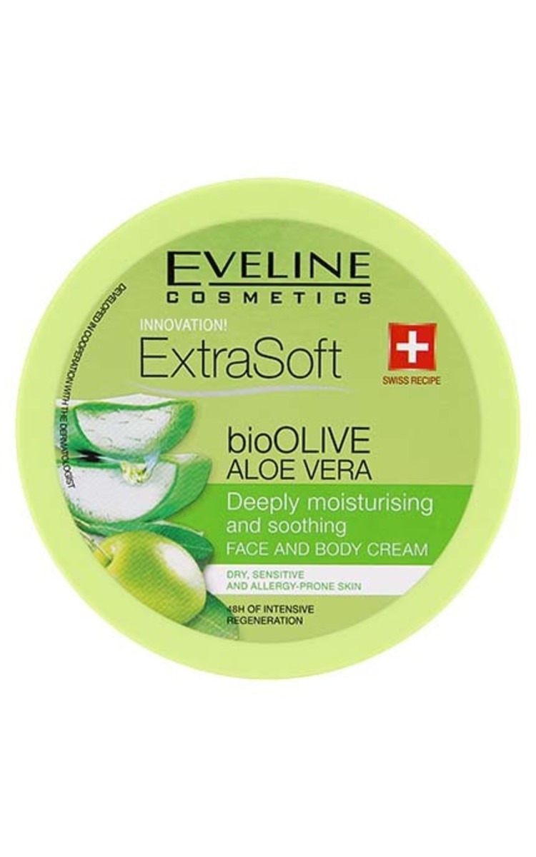 EVELINE EVELINE Extra Soft Bio Olive&Aloe Vera крем для лица и тела, 175мл 175 мл