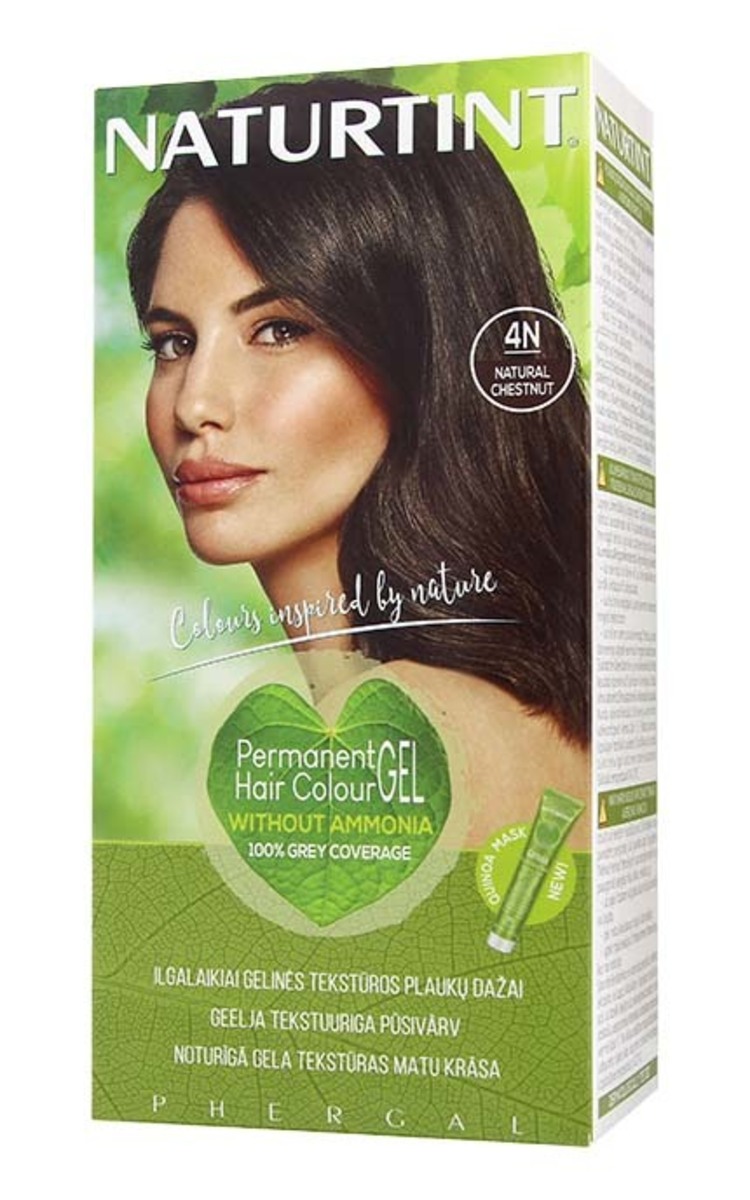 NATURTINT NATURTINT Стойкая краска для волос без аммиака, 4N Natural Chestnut 1 шт