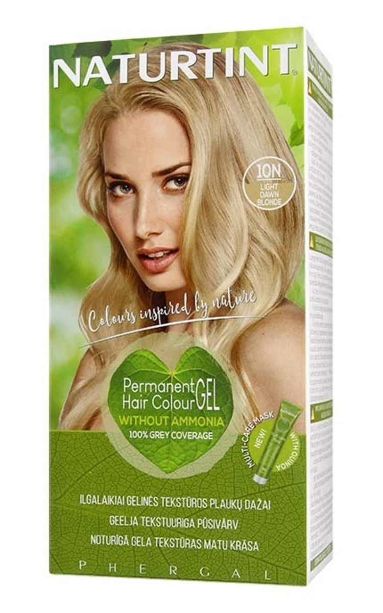 NATURTINT NATURTINT Стойкая краска для волос без аммиака, 10N Light Dawn Blonde 1 шт