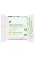 SUPERDRUG Biodegradable Влажные салфетки для очищения чувствительной кожи лица, 25шт.