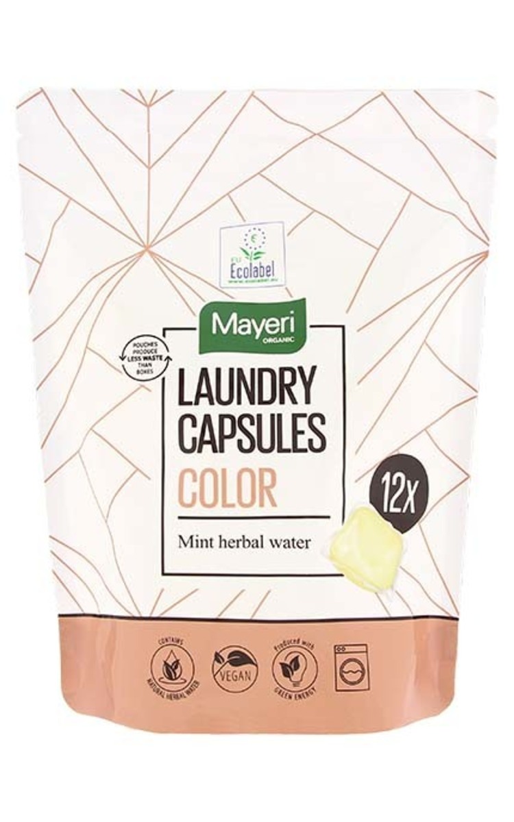 MAYERI MAYERI Organic Color капсулы для стирки белья, 12шт 12 шт