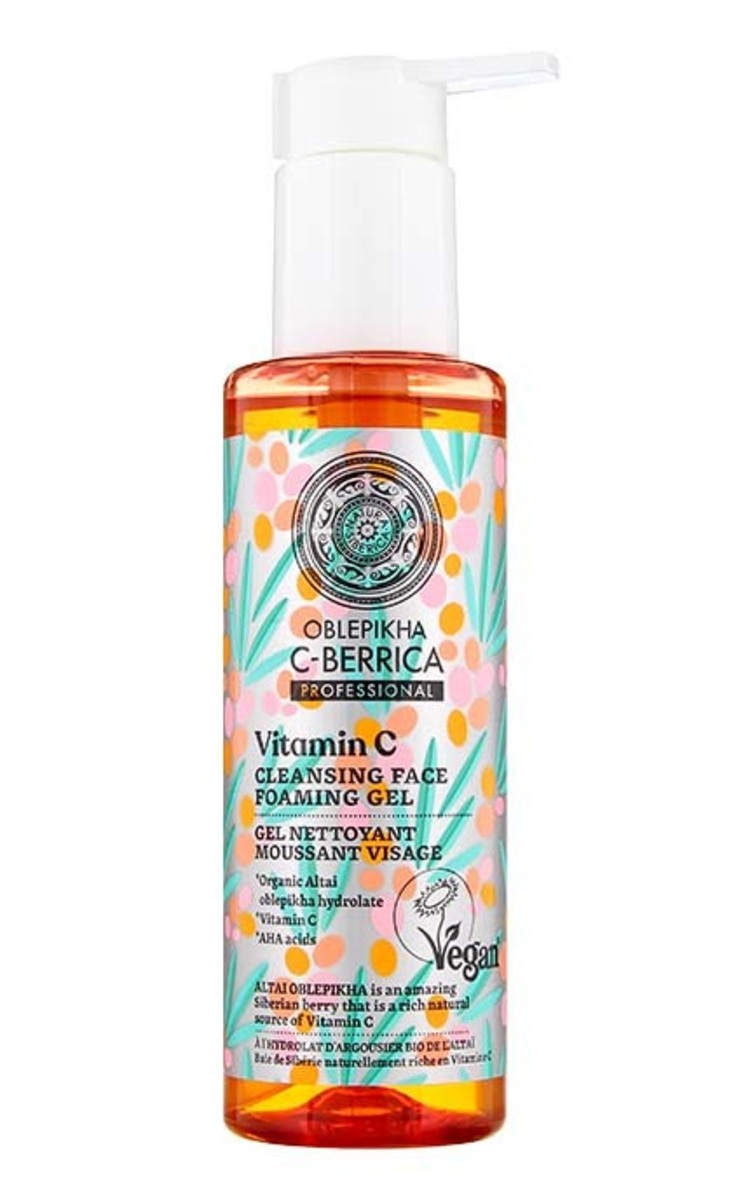 NATURA SIBERICA OBLEPIKHA C-BERRICA Vitamin C очищающий гель для лица, 145мл 145 мл