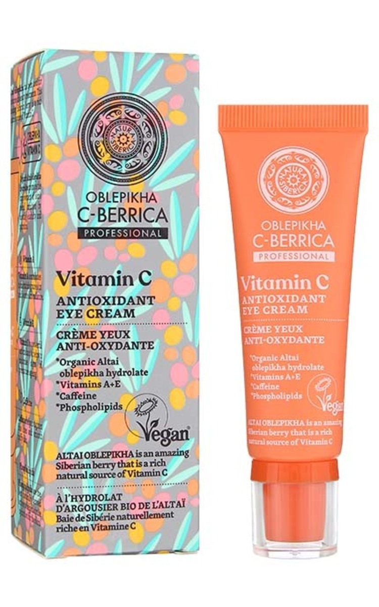 NATURA SIBERICA OBLEPIKHA C-BERRICA Vitamin C antioksidantu krēms ādai ap acīm, 30ml 30 ml