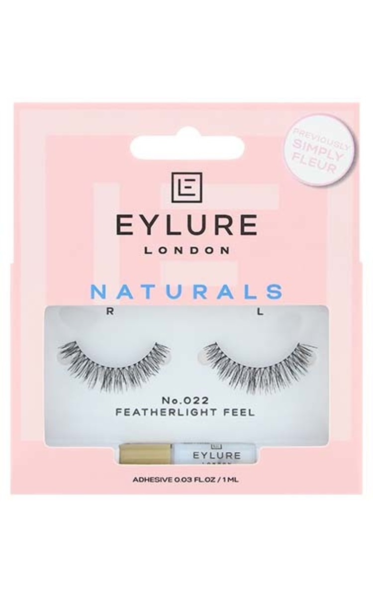 EYLURE EYLURE Naturals накладные ресницы в комплекте с клеем, No.022 1 шт