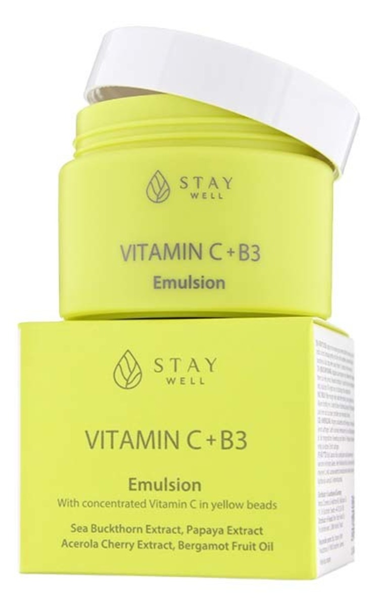 STAY WELL STAY WELL Vegan Vitamin C + B3 крем-эмульсия для лица, 50мл 50 мл