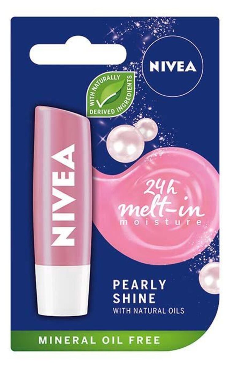 NIVEA NIVEA Pearly Shine lūpu kopšanas līdzeklis, 4.8g 4,8 g