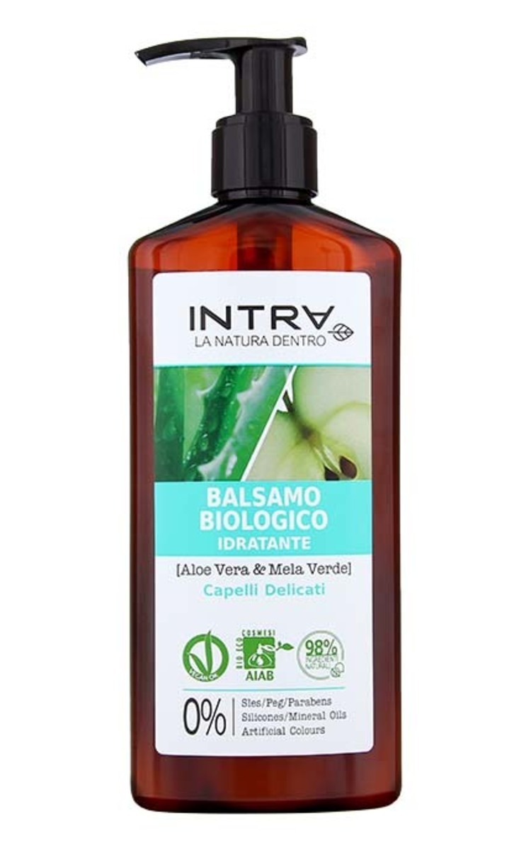 INTRA INTRA Organic Aloe Vera & Green Apple mitrinošs kondicionieris matiem, 250ml 250 ml