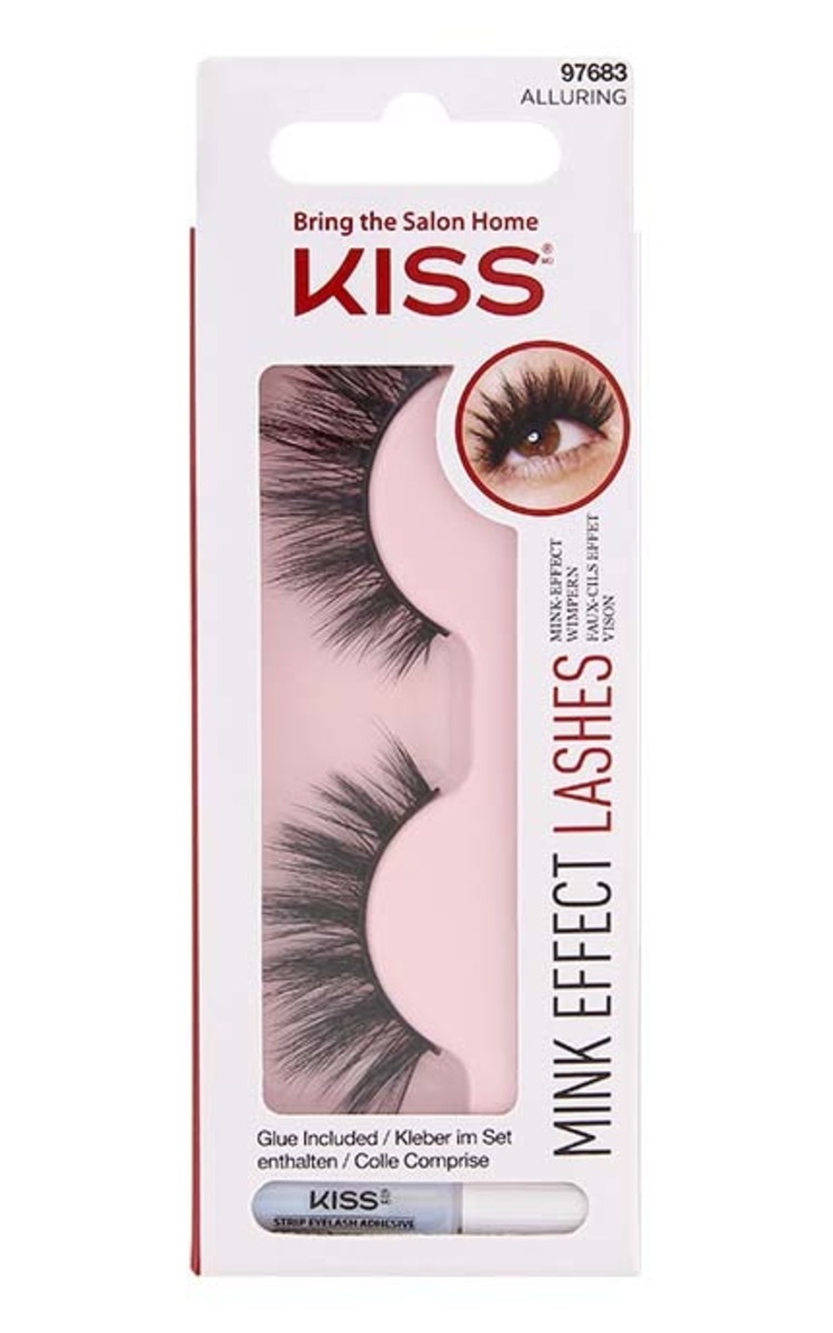 KISS KISS Mink Effect Lashes накладные ресницы, Alluring 1 шт