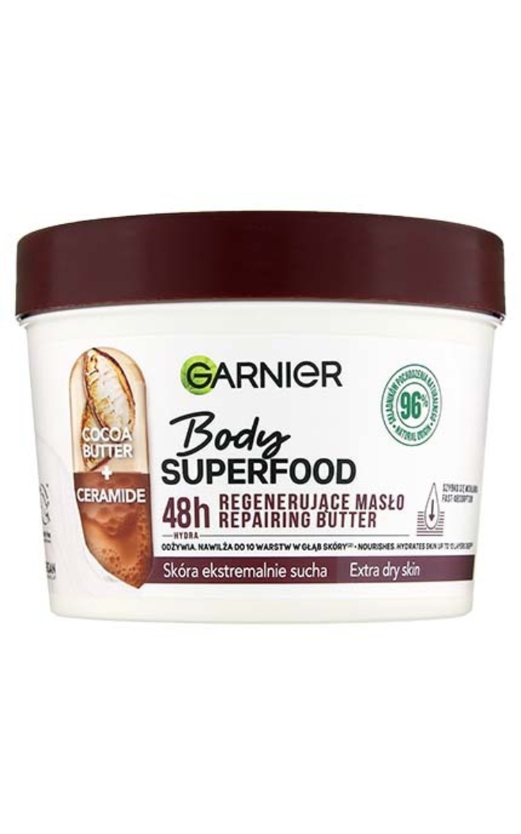 GARNIER GARNIER Body Superfood Cocoa регенерирующее масло для тела с маслом какао и керамидами, 380мл 380 мл