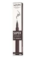 NYX PROFESSIONAL MAKEUP Super Skinny лайнер для глаз, Carbon Black, 1.1мл