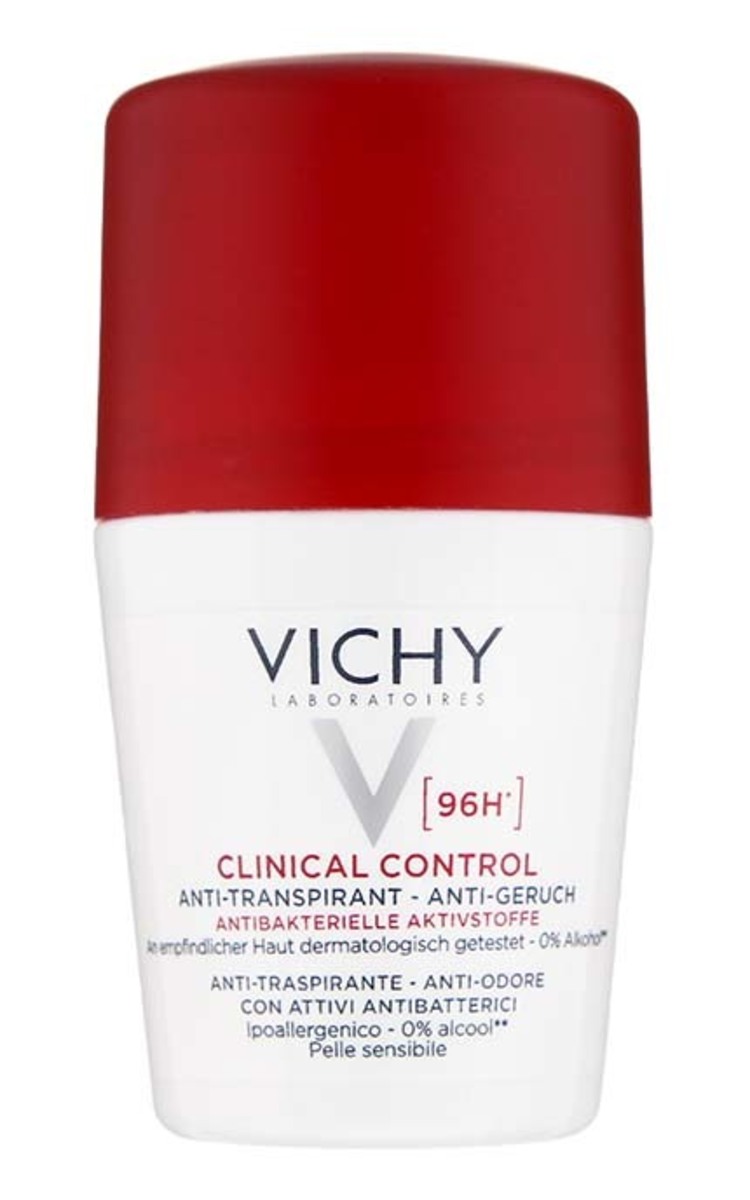 VICHY VICHY Clinical Control 96H rullīša dezodorants-antiperspirants, 50ml 50 ml