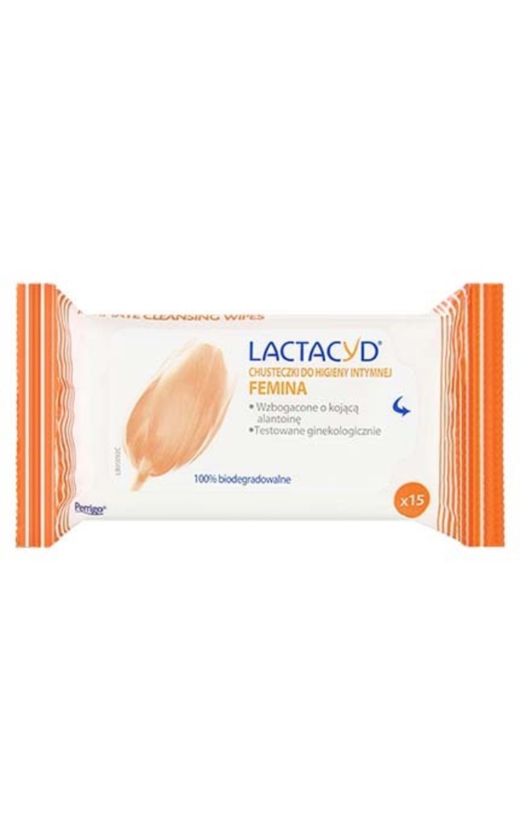 LACTACYD LACTACYD Femina салфетки для интимной гигиены, 15шт. 15 шт