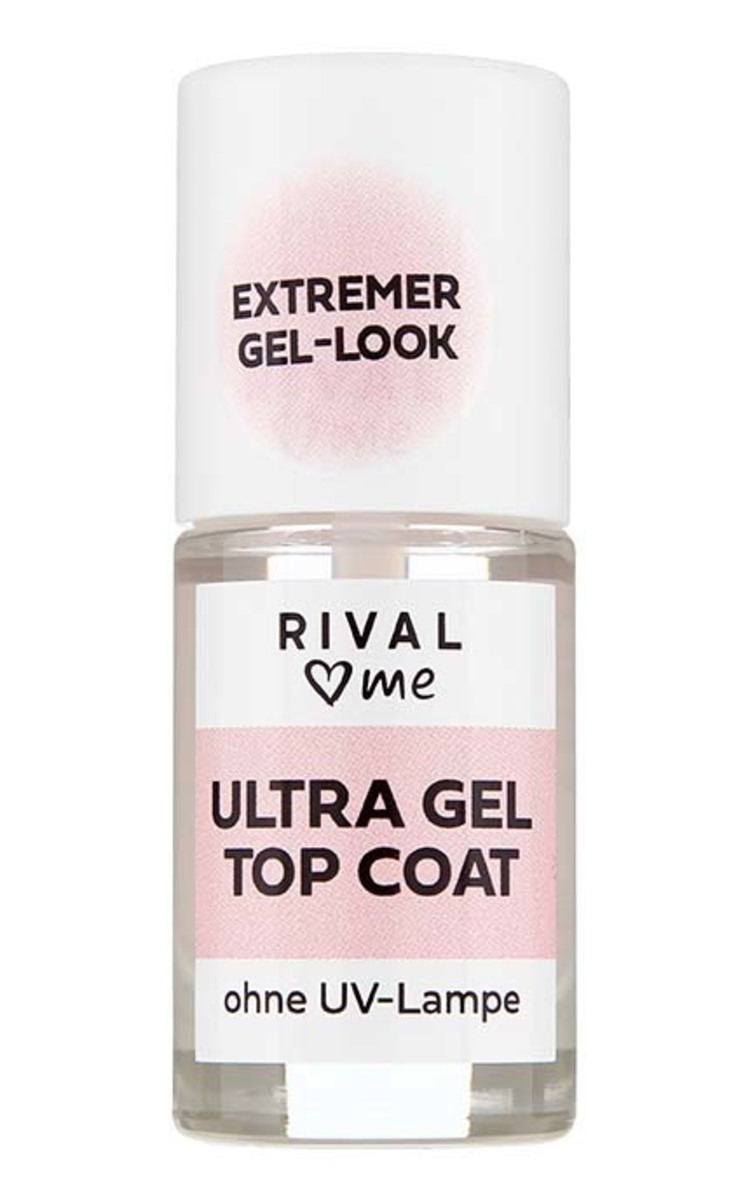 RIVAL LOVES ME RIVAL LOVES ME Ultra Gel Top Coat līdzeklis nagiem, 9ml 1 gab.