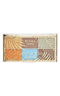 RIVAL LOVES ME Eyeshadow Collection acu ēnu palete, 6 toņi, 02 Paradise, 15g