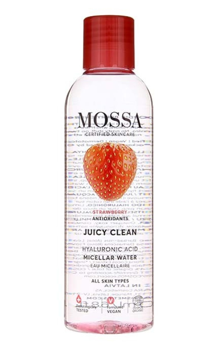 MOSSA MOSSA Juicy Clean micelārais ūdens ar hialuronskābi, 200ml 200 ml