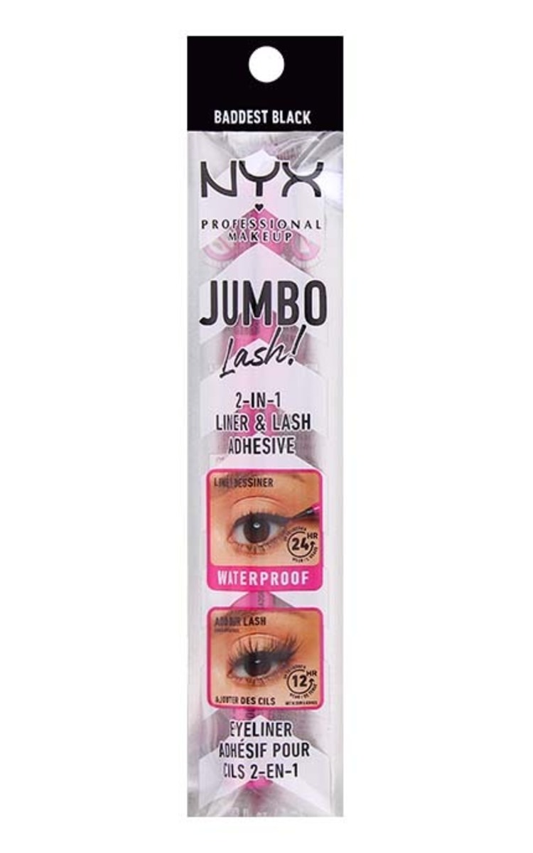 NYX PROFESSIONAL MAKEUP NYX PROFESSIONAL MAKEUP Jumbo Lash! 2in1 лайнер - клей для искусственных ресниц, 1мл 1 шт