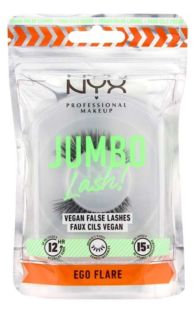 NYX PROFESSIONAL MAKEUP NYX PROFESSIONAL MAKEUP Jumbo Lash! mākslīgās skropstas, Ego Flare 1 gab.