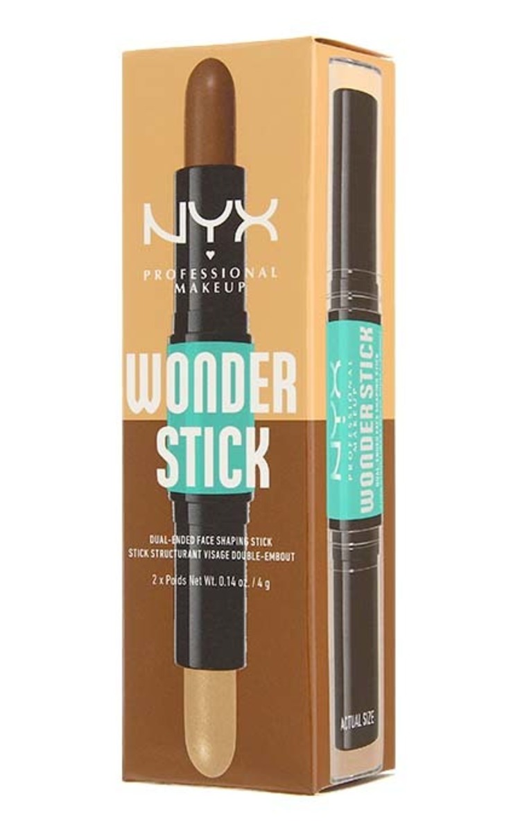 NYX PROFESSIONAL MAKEUP NYX PROFESSIONAL MAKEUP Wonder Stick izgaismošanas un konturēšanas zīmulis, 05 Medium Tan 1 gab.