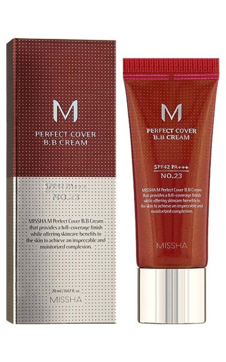 MISSHA MISSHA Perfect Cover SPF42 BB крем для лица, No.23, Natural Beige, 20мл Natural Beige