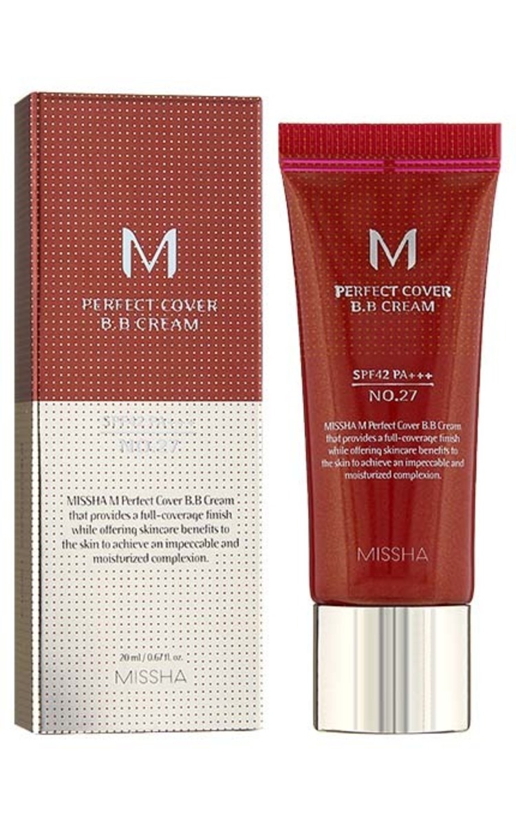 MISSHA MISSHA Perfect Cover SPF42 BB krēms sejai, No.27, Honey Beige, 20ml Honey Beige