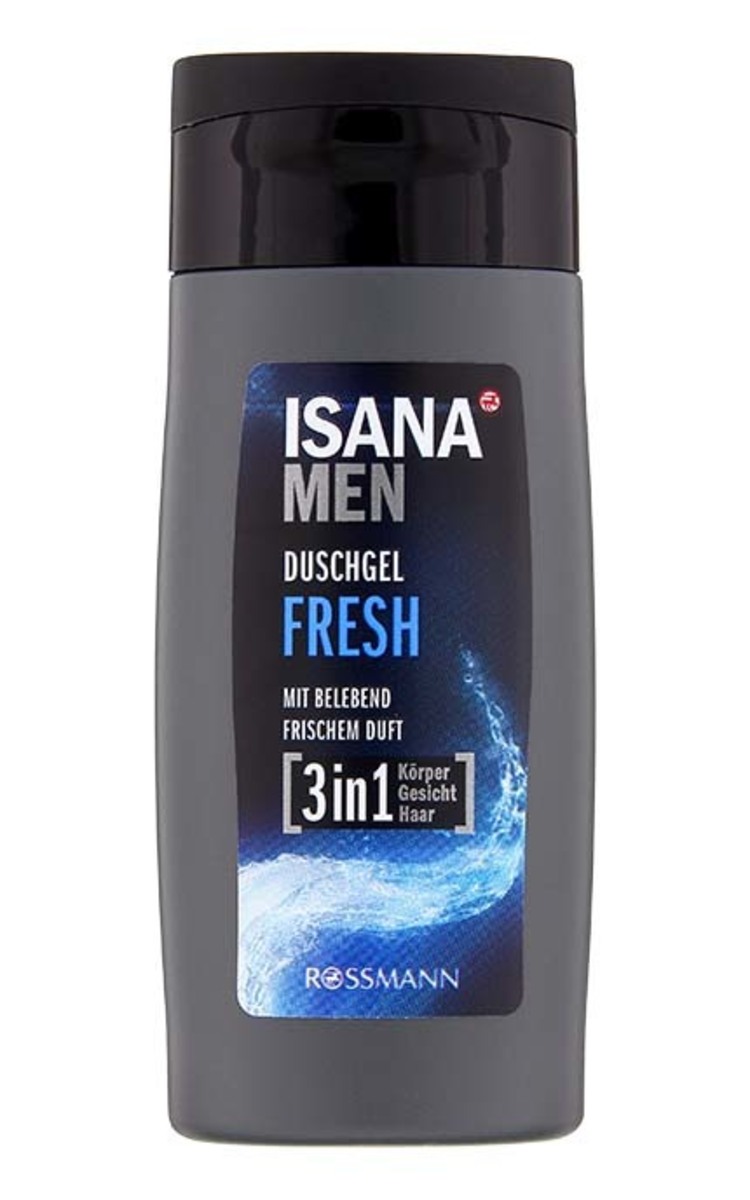 ISANA MEN ISANA MEN Fresh 3in1 гель для душа, для мужчин, 50мл 50 мл