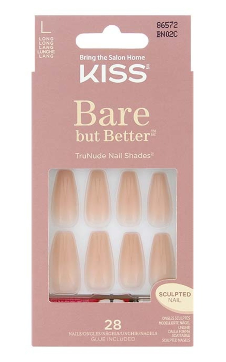 KISS KISS Bare but Better комплект накладных гелевых ногтей 1 шт