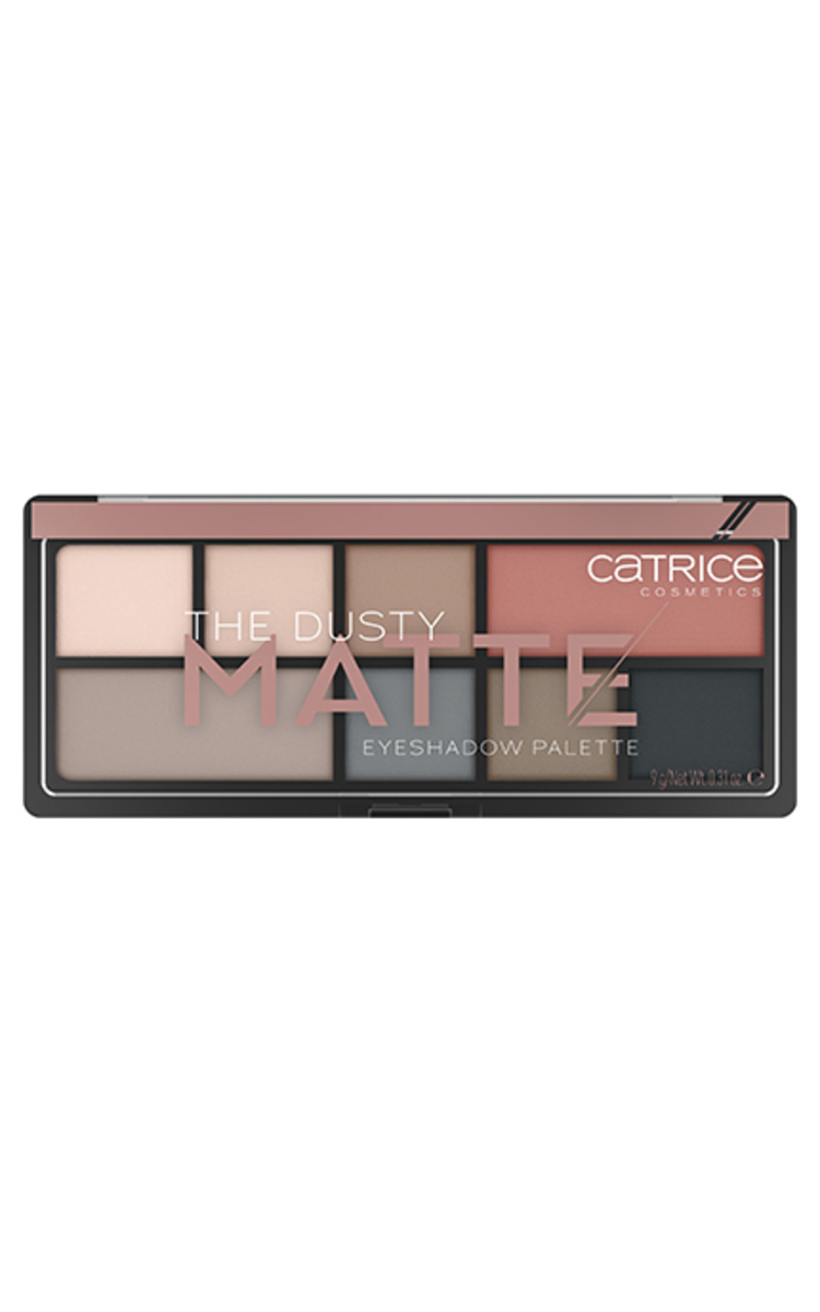 CATRICE CATRICE The Dusty Matte acu ēnu palete, 8 toņi 9 g