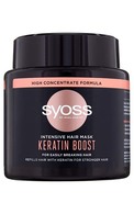 SYOSS Keratin Boost intensīvas iedarbības maska viegli lūstošiem matiem, 500ml