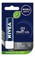 NIVEA MEN Active Care lūpu kopšanas līdzeklis vīriešiem, 4.8g