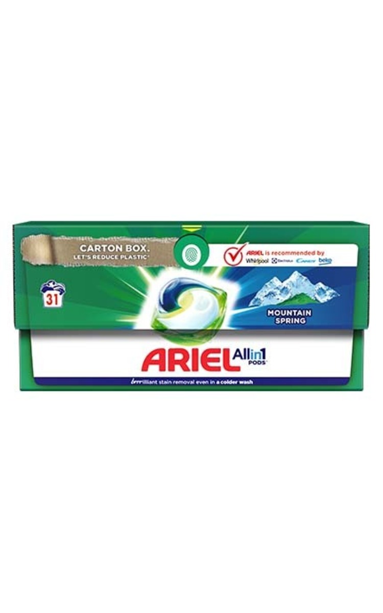 ARIEL ARIEL Mountain Spring All in 1 капсулы для стирки белья, 31шт. 31 шт