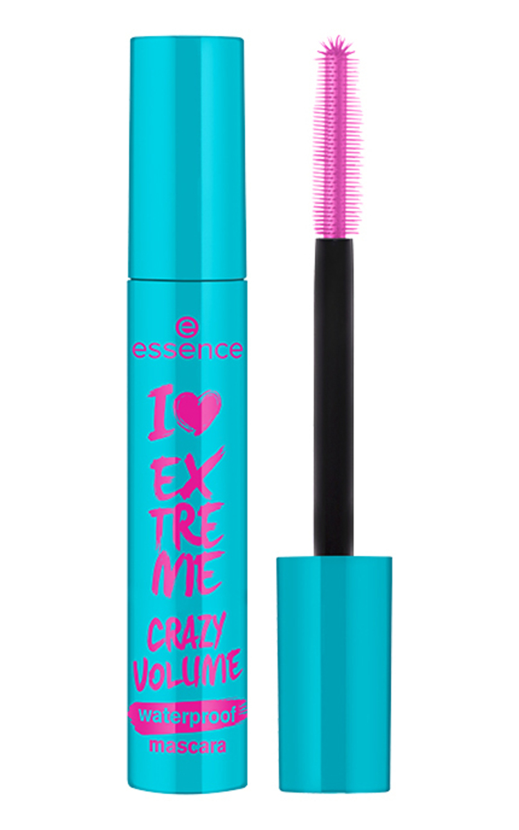 ESSENCE ESSENCE I Love Extreme Crazy Volume Waterproof skropstu tuša, 12ml Ultra Black